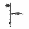 Soporte para Escritorio Manhattan 462136 Combinado con Brazo para Monitor y Soporte para Laptop 13 Pulgadas a 32 Pulgadas Hasta 