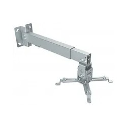 Soporte Manhattan para Proyector Muro/ Techo, Movimiento articulado, hasta 20kg, Color Plata