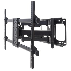 Soporte Manhattan para pantalla plana o Curvo, de 37 a 90 Pulgadas, hasta 75 kg, Ajustable, Color Negro