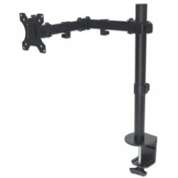 Soporte Manhattan para Monitor de 13 a 32 Pulgadas, Hasta 8 kg, Color Negro
