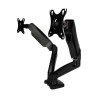 Soporte GameFactor MAG600, brazo dual para monitores hasta 27 pug, 6.5 K por monitor, VESA