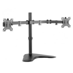 Soporte de Escritorio Ovaltech para 2 Monitores 13 Hasta 32 Pulgadas 8Kg Negro