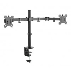 Soporte de Escritorio Ovaltech para 2 Monitores 13 Hasta 32 Pulgadas 8Kg Negro
