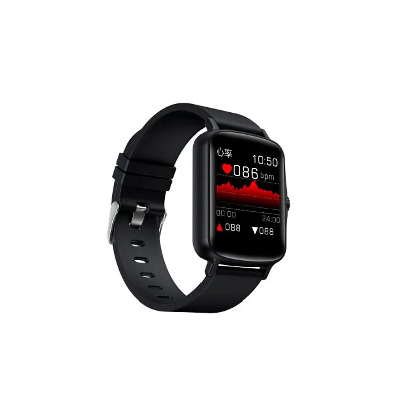 SMARTWATCH NECNON (NBSW0124IB) NEGRO 1.44"IP67,BT,MEDICION O2,PRESION,FREC. CARDIACA,BAT 180MAH,