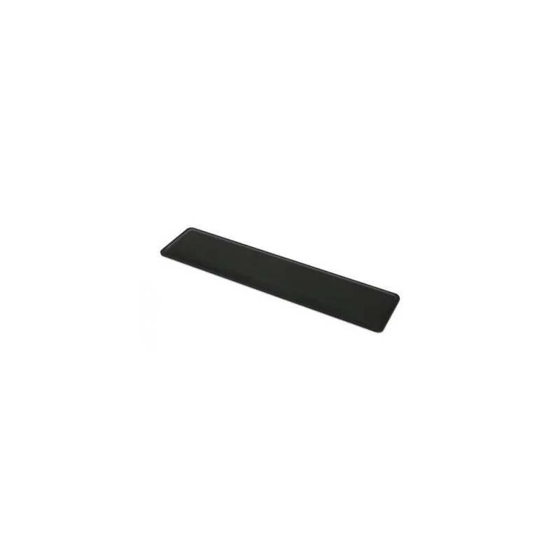 Reposamunecas para Teclado Manhattan, Espuma de Memoria, 100 mm, 445 mm, 185 g, Negro