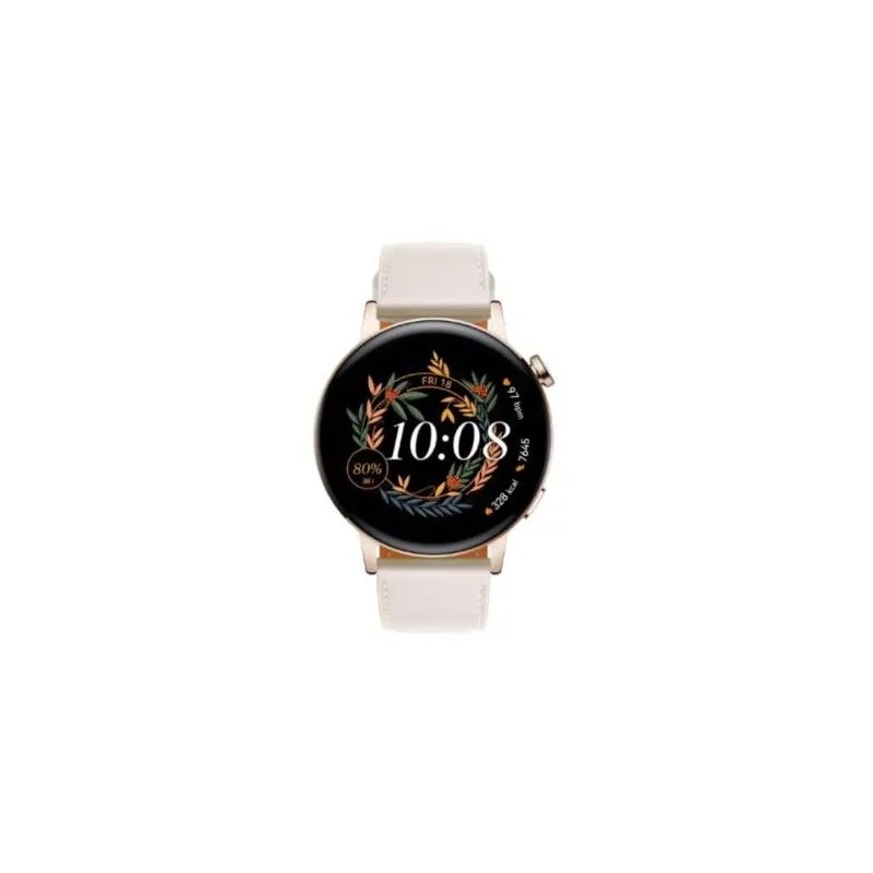 Reloj Digital Smartwatch Huawei GT 3 Touch Bluetooth 5.2 Android/iOS Blanco Resistente al Agua