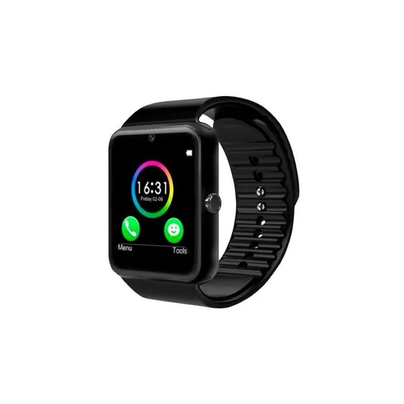Reloj Digital Smart Techzone Gisw01 Touch Bluetooth 3.0 Android/Ios Negro, Plata