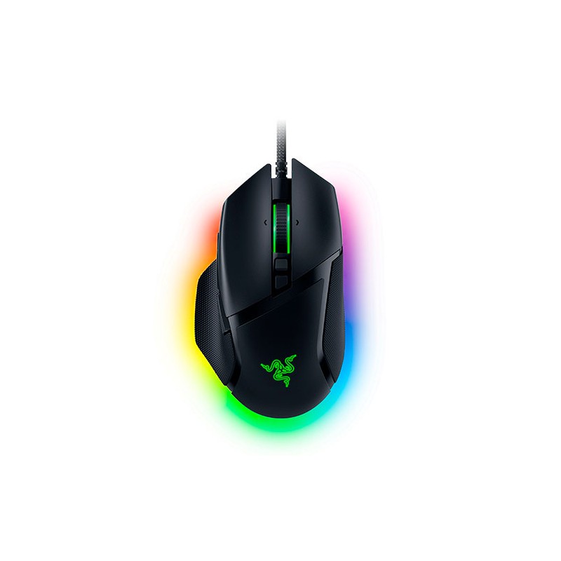 Razer Basilisk V3 - Ratón - ergonómico - diestro - óptico - 11 botones - cableado - USB