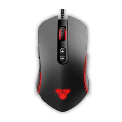 Ratón para videojuegos con cable, 7 botones de macro, programable, 4800 DPI, color negro.