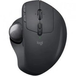Raton Logitech MX Ergo, Optico, Bluetooth, Resolucion 380 DPI, mano derecha, Color Negro, Alcance 10 m