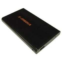 Rack para Disco Duro X-Media 2.5 SATA USB 3.0 Aluminio Negro