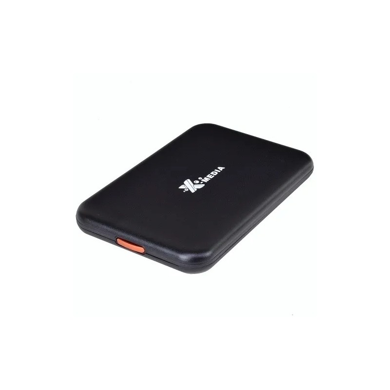 Rack para Disco Duro X-Media 2.5 SATA USB 2.0 Aluminio Negro