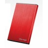 Rack para Disco Duro Vorago Hdd-102 2.5 SATA USB 2.0 Aluminio Rojo