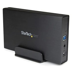 Rack para Disco Duro StarTech.com 3.5 SATA 3 USB 3.0 Aluminio Negro