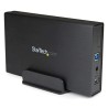 Rack para Disco Duro StarTech.com 3.5 SATA 3 USB 3.0 Aluminio Negro