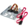 Rack de Disco Duro StarTech.com 2.5 2 Bahias Metal Plata