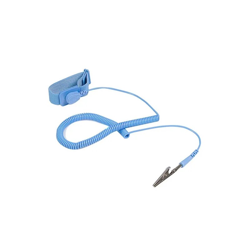 Pulsera Antiestatica StarTech.com con Cable 1.8 Metros Azul