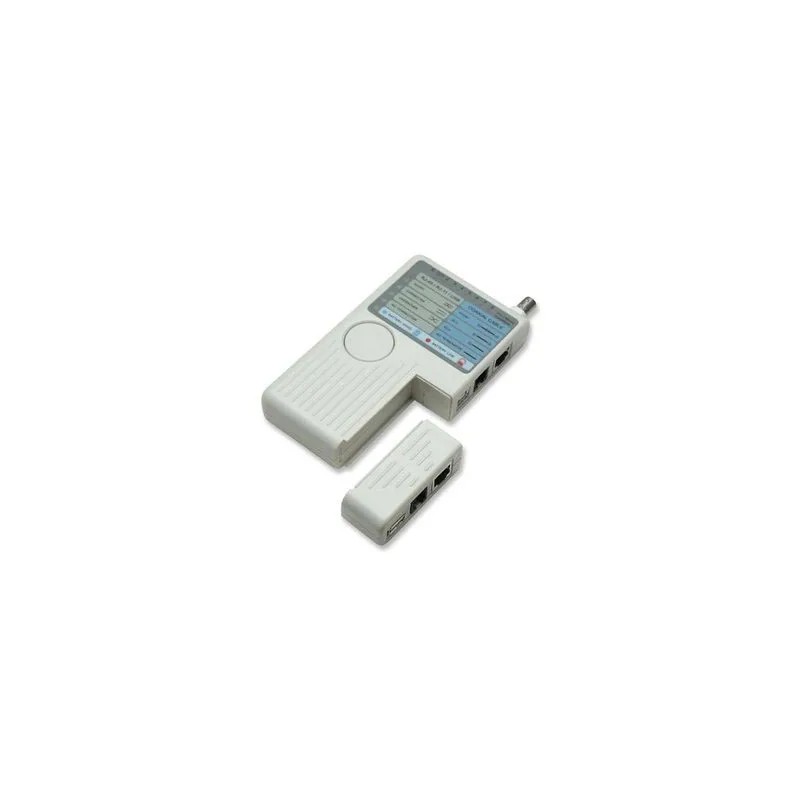 Probador de Cables Intellinet RJ-45 RJ-11 USB y Bnc 200M Beige