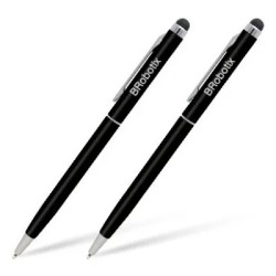 Pluma, Lapiz Digital Brobotix Stylus Duo Pack para Tableta Negro