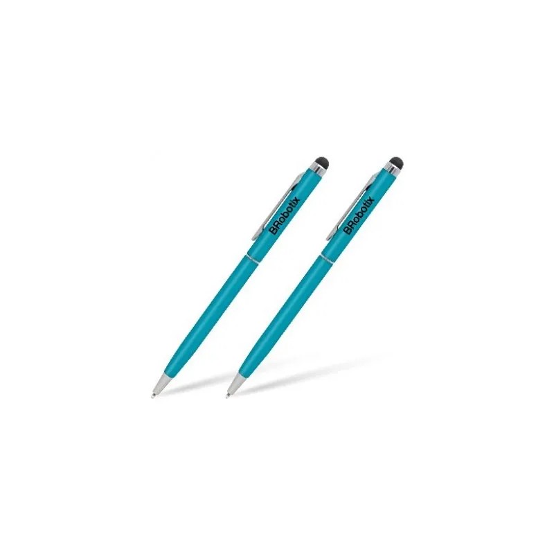 Pluma, Lapiz Digital Brobotix Stylus Duo Pack para Tableta Azul Cielo