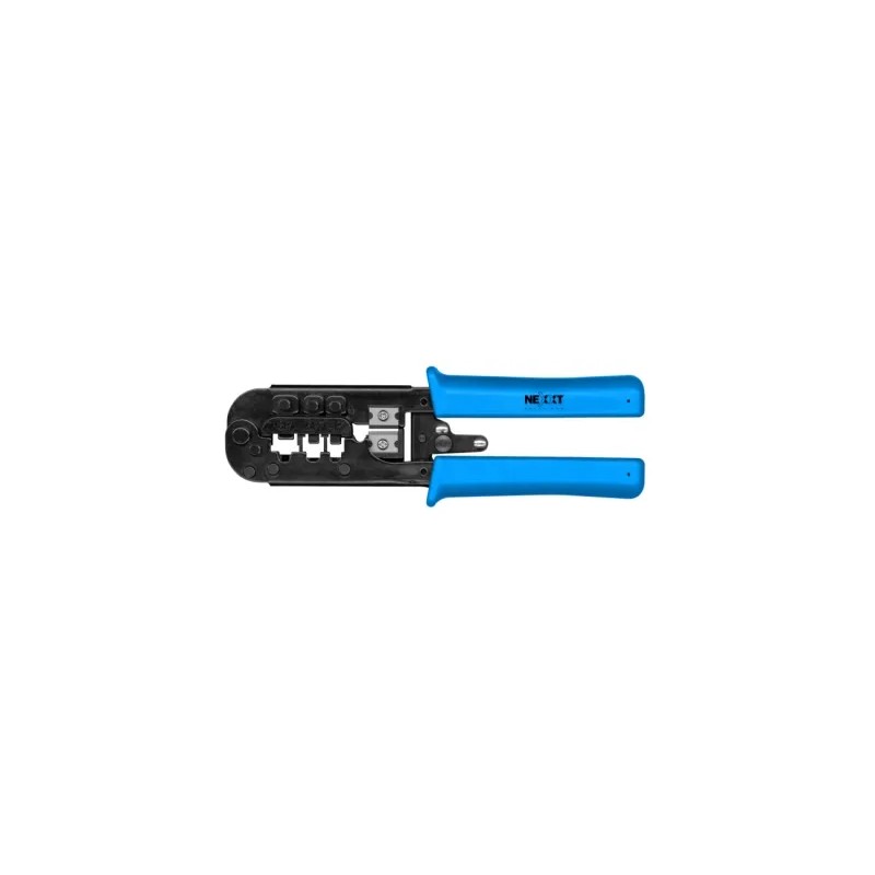 Pinzas Ponchadoras de Crimpeo Nexxt Solutions Ptkctr3Rtst3S RJ-11/Rj-12/Rj-45 Negro