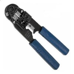 Pinzas Ponchadoras de Crimpeo Brobotix Tl-210N RJ-45 Negro, Azul