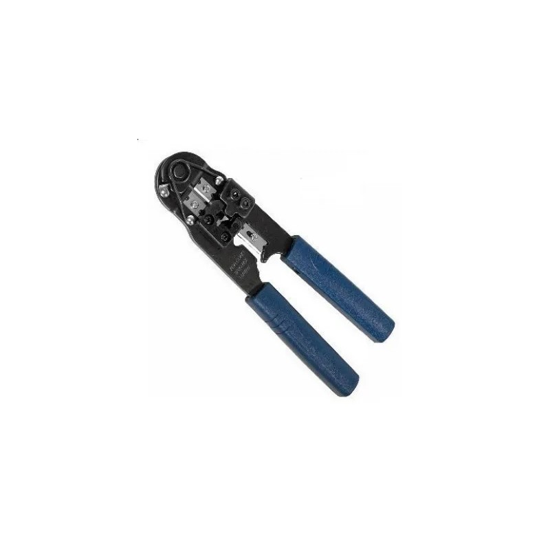 Pinzas Ponchadoras de Crimpeo Brobotix Tl-210N RJ-45 Negro, Azul