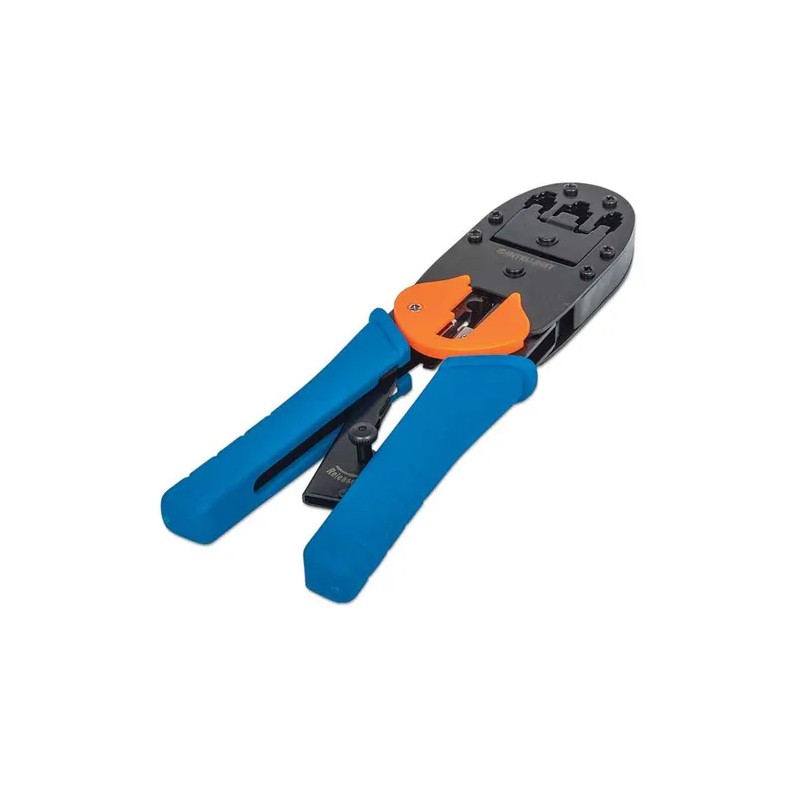 PINZA PONCHADORA INTELLINET RJ45/RJ12/RJ11 CON PELACABLE