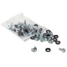 Paquete de 100 Tornillos y TueRCAs M6 Intellinet para Rack Plata