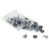 Paquete de 100 Tornillos y TueRCAs M6 Intellinet para Rack Plata