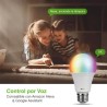 NGTECO NGL200 - Foco LED Inteligente  WiFi / Control Remoto vía App / Control por Voz / Color Regulable /  9W / Frecuencia WiFi 