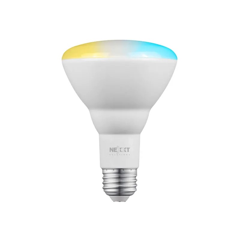 Nexxt Solutions Connectivity - Light Bulb - BR30 110V - NHB-C210 - Conexión Wi-Fi - Bombillo Multicolor - compatible con Amazon 