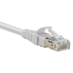 Nexxt - Cable de interconexión - RJ-45 (M) a RJ-45 (M) - 91 cm - UTP - CAT 6a - trenzado - gris