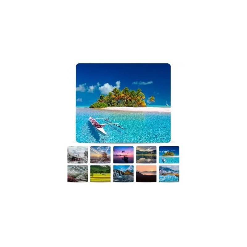 MOUSEPAD PAISAJES, PAQUETE CON 10 PIEZAS BROBOTIX 136285