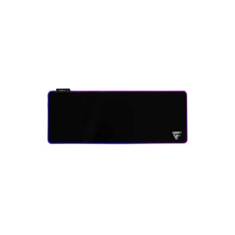 Mousepad Gamer Factor MPG500, Rgb, dimensiones 80 x 30, LX extra largo, microfibra, negro