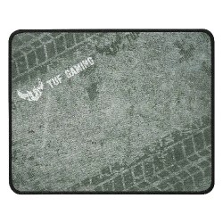 Mousepad ASUS TUF Gaming P3 Base antiderrapante, 28 x 35 cm, Color Negro/Verde/Gris