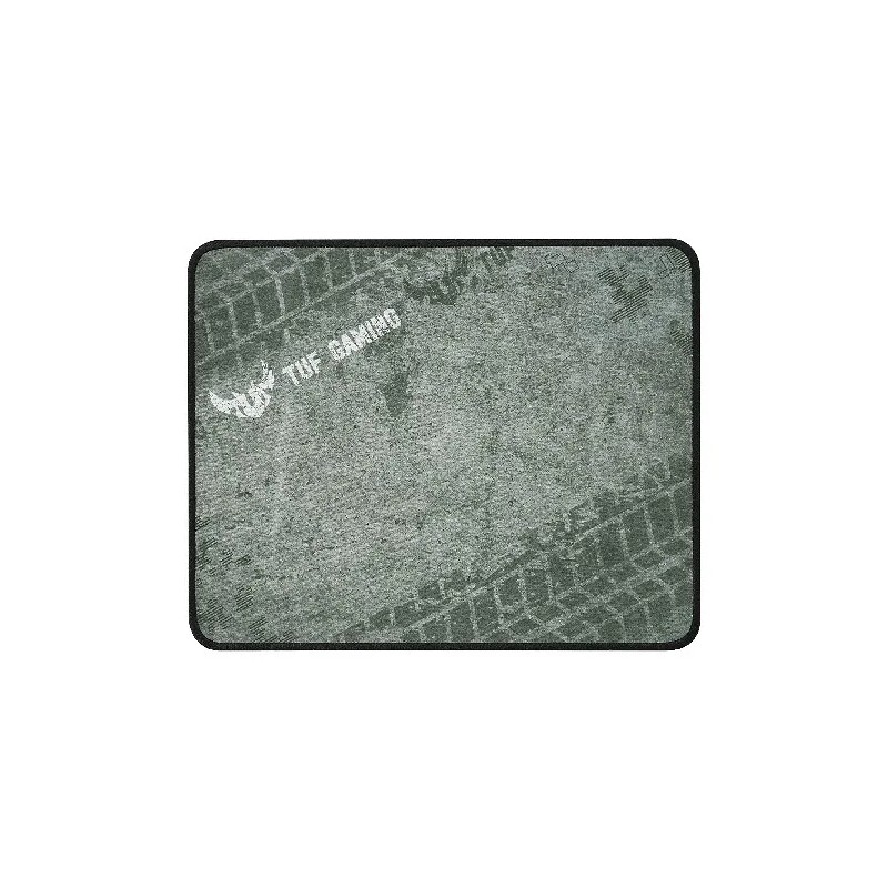 Mousepad ASUS TUF Gaming P3 Base antiderrapante, 28 x 35 cm, Color Negro/Verde/Gris