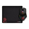 Mouse y Tapete para Mousetalon Elite RGB Gaming Gear Mo-Ter-Wdotbk-01 RGB Alámbrico Negro
