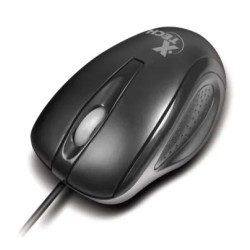 Mouse Xtech Optico USB 1000 DPI Alámbrico Negro