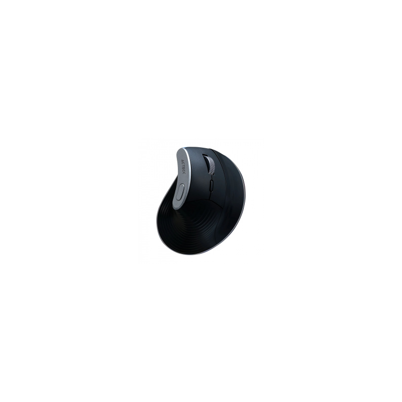 Mouse Vertical Acteck Virtuos Fitt Pro MI770 Ergonomico, Inalambrico, Bluetooth, USB-C, 2400DPI, Negro
