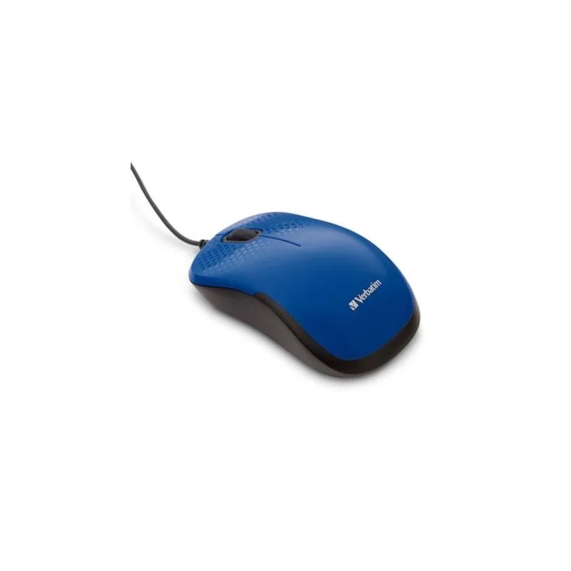 Mouse Verbatim silent Optico, usb 2.0, Color azul