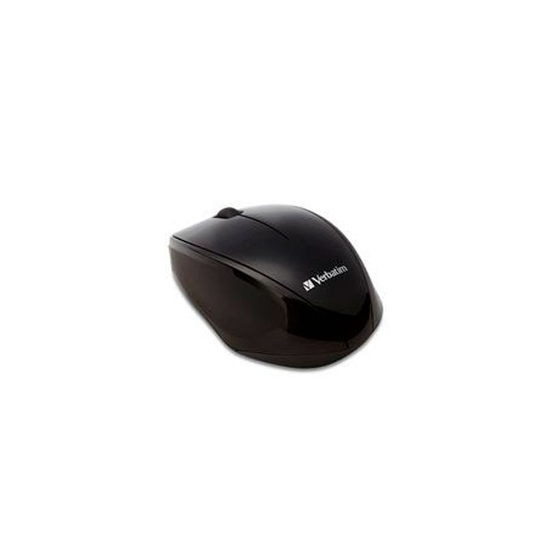 Mouse Verbatim Optico blue led inalambrico, usb 2.0, Color negro