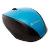 Mouse Verbatim Optico blue led inalambrico, usb 2.0, Color Azul/negro