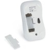 Mouse Verbatim inalambrico optico, 1200 DPI, Nano Receptor puerto Usb 2.0, pila AA Incluida, Color blanco