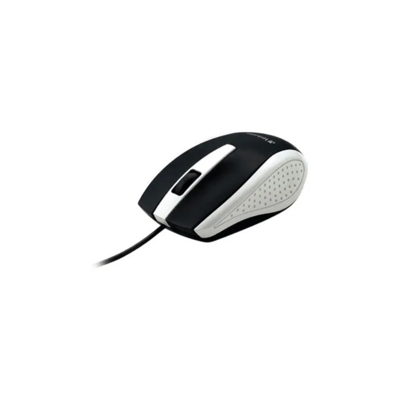 Mouse Verbatim Bravo Optico, usb 2.0, Color Negro/Blanco