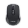 MOUSE VERBATIM BRAVO INALAMBRICO, MICRO RECEPTOR USB 2.0, 2.4GHZ, 2 BATERIAS AAA, COLOR NEGRO