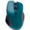 Mouse Verbatim Blue LED, 1600 DPI, USB tipo C, Bateria AA, Color turquesa