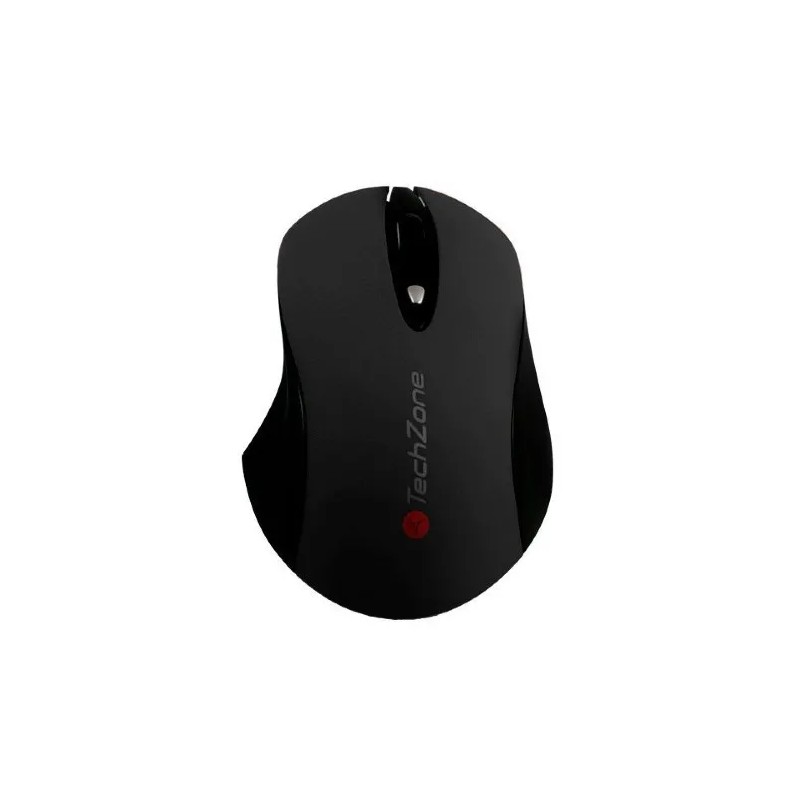 Mouse Techzone Optico USB 1600 DPI Inalámbrico Negro Tz16Mou01-Ina