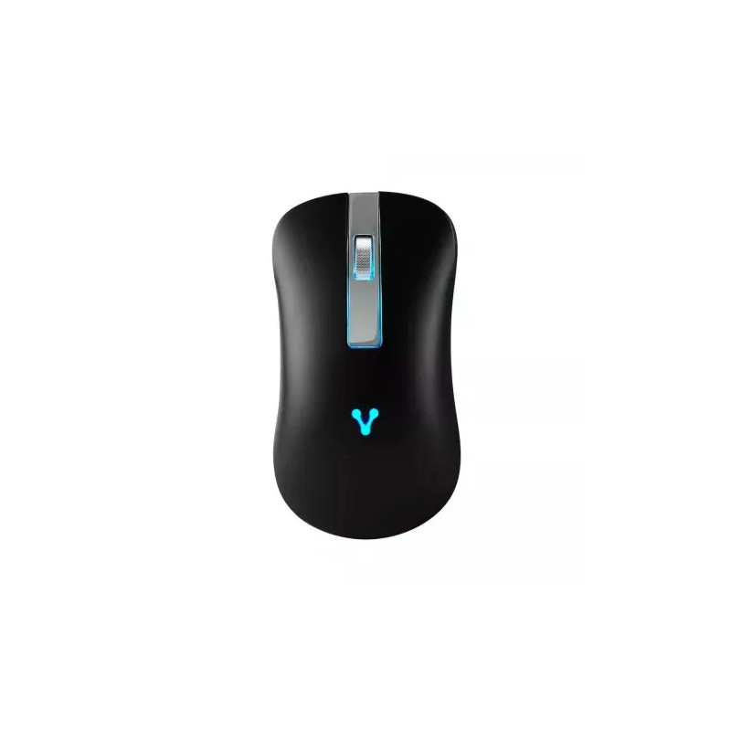 Mouse Slim Vorago MO-305-BK RGB Inalámbrico Recargable Negro