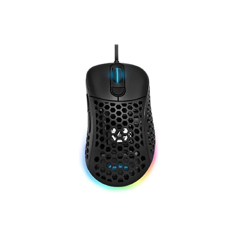 Mouse Sharkoon Optico USB Alámbrico RGB 16000 DPI Gamer Light2 200